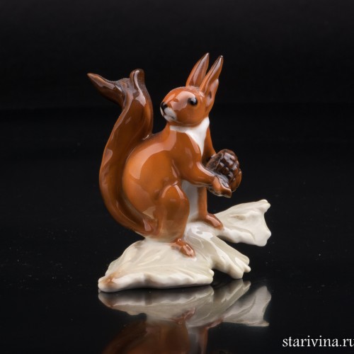 Белка, миниатюра, Hutschenreuther, Германия, 1960 гг