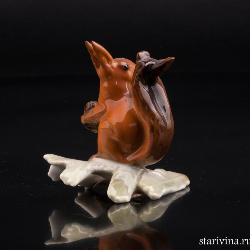 Белка, миниатюра, Hutschenreuther, Германия, 1960 гг