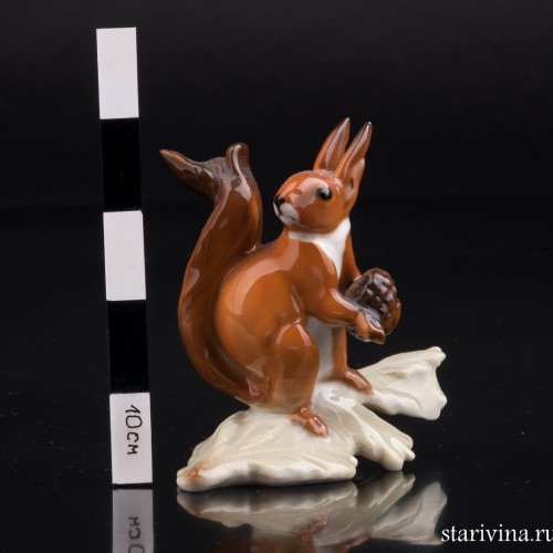 Белка, миниатюра, Hutschenreuther, Германия, 1960 гг