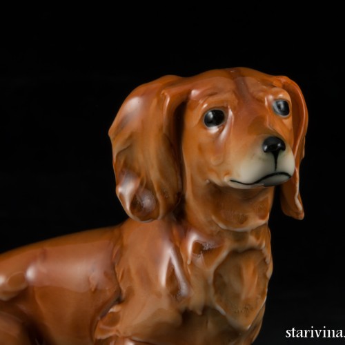 Такса, сидящая, Alka Kaiser, Германия, 1970 гг