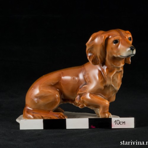 Такса, сидящая, Alka Kaiser, Германия, 1970 гг