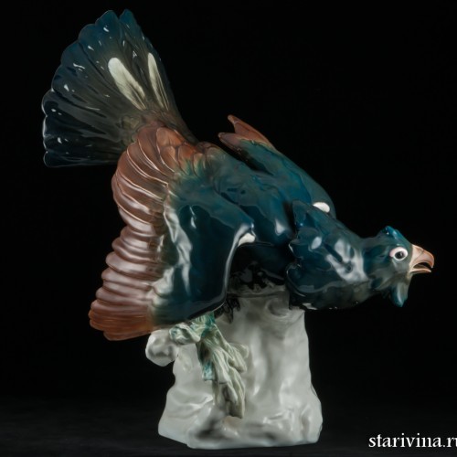 Токующий глухарь, Karl Ens, Германия, 1920-30 гг