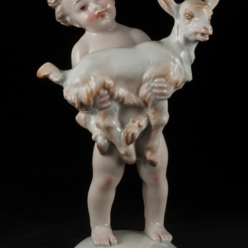 Путти с козленком, Rosenthal, Германия, 1936 г