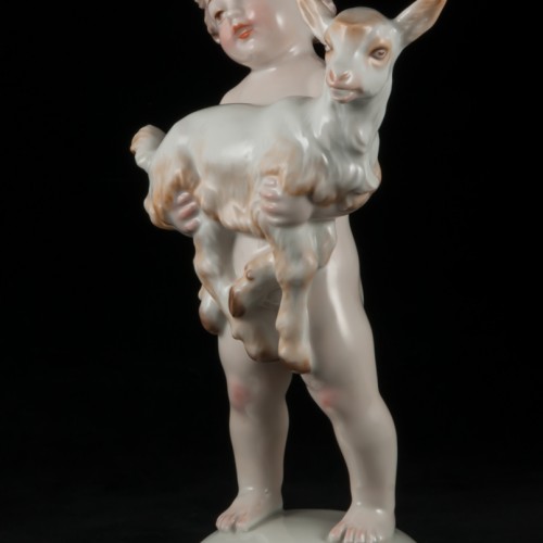 Путти с козленком, Rosenthal, Германия, 1936 г