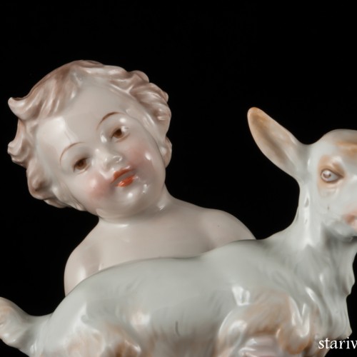 Путти с козленком, Rosenthal, Германия, 1936 г