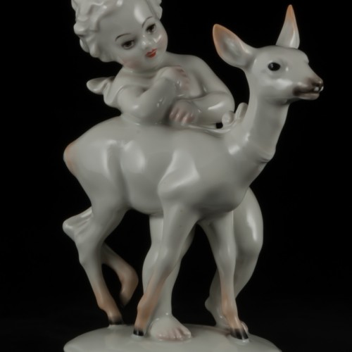 Путти с олененком, Rosenthal, Германия, 1936 г