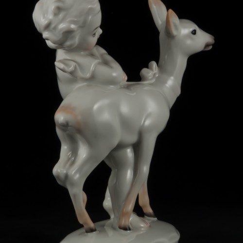 Путти с олененком, Rosenthal, Германия, 1936 г