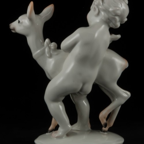 Путти с олененком, Rosenthal, Германия, 1936 г