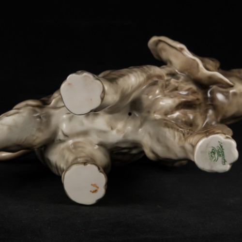 Слон с запрокинутым хоботом, Hutschenreuther, Германия, 1960 гг