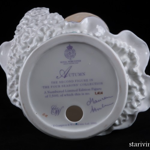 Осень (Autumn), Royal Worcester, Великобритания, 1991 г