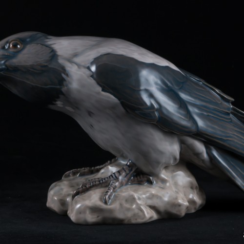 Большая серая ворона, Bing & Grondahl, Дания, 1950 гг