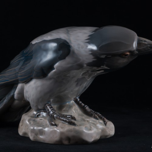 Большая серая ворона, Bing & Grondahl, Дания, 1950 гг