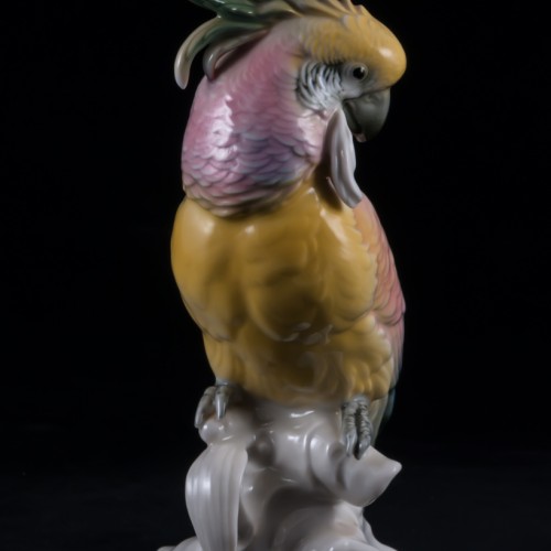 Попугай какаду розовый, Karl Ens, Германия, сер. 20 в