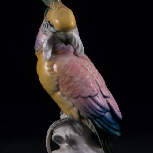 Попугай какаду розовый, Karl Ens, Германия, сер. 20 в