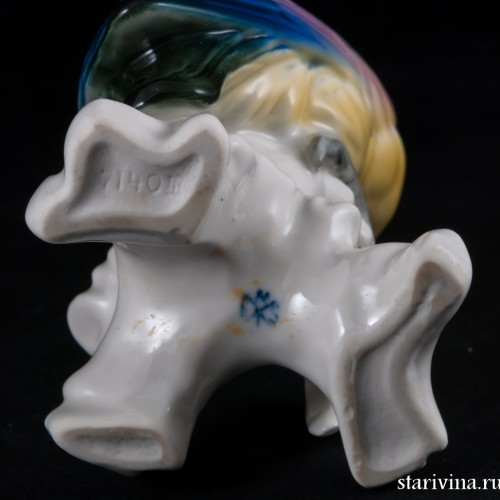 Попугай какаду розовый, Karl Ens, Германия, сер. 20 в