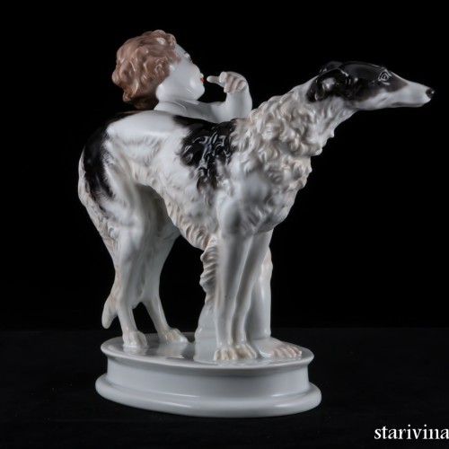 Путти с борзой, Rosenthal, Германия, 1934-56 гг