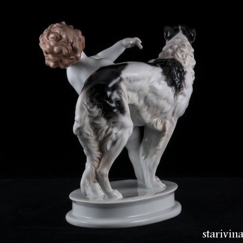 Путти с борзой, Rosenthal, Германия, 1934-56 гг