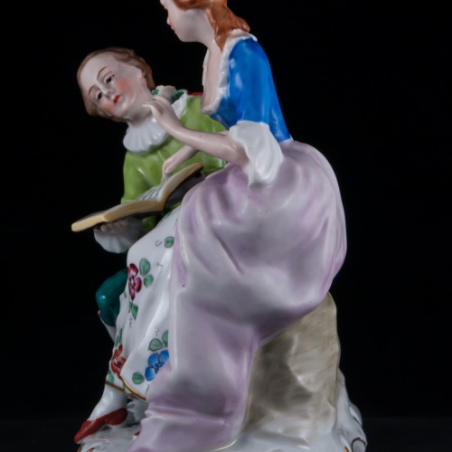 Пара с книгой, Sitzendorf, Германия, после 1951 г