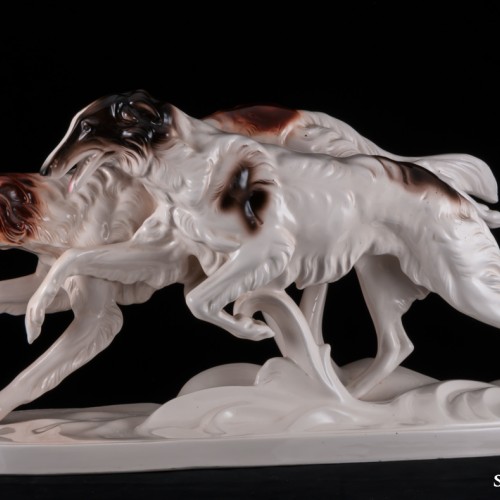 Бегущие борзые, Hertwig & Co, Германия, сер. 20 в