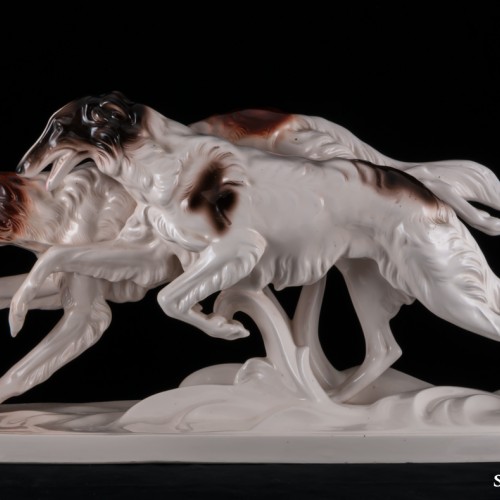 Бегущие борзые, Hertwig & Co, Германия, сер. 20 в