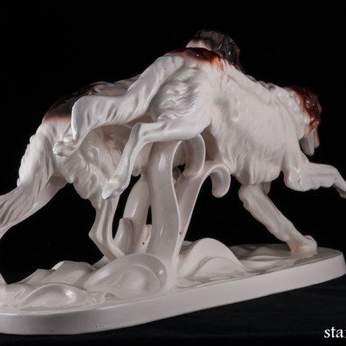 Бегущие борзые, Hertwig & Co, Германия, сер. 20 в