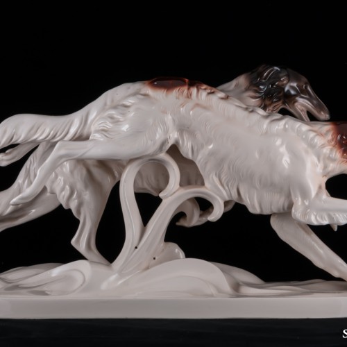 Бегущие борзые, Hertwig & Co, Германия, сер. 20 в