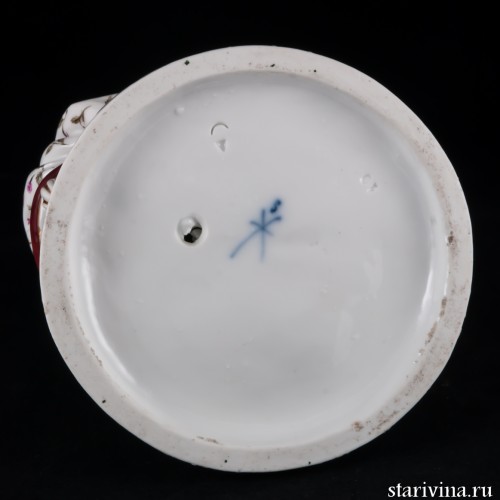 Дама, завязывающая кавалеру бант, Samson, Франция, 19 в