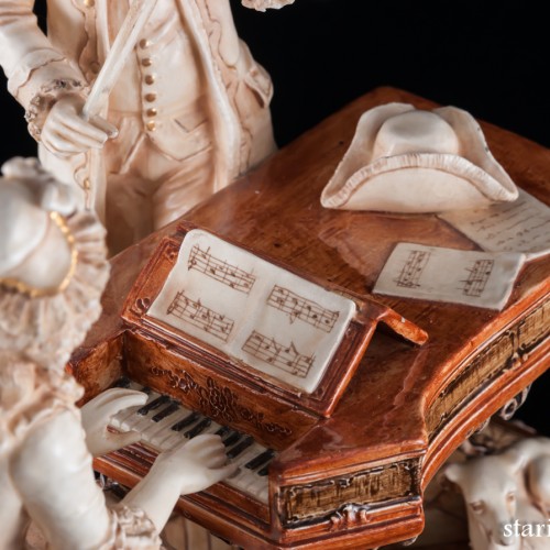 Пара, музицирующая на клавесине и скрипке, Германия