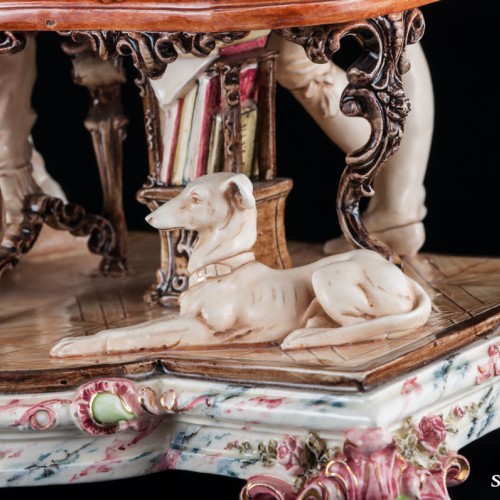 Пара, музицирующая на клавесине и скрипке, Германия