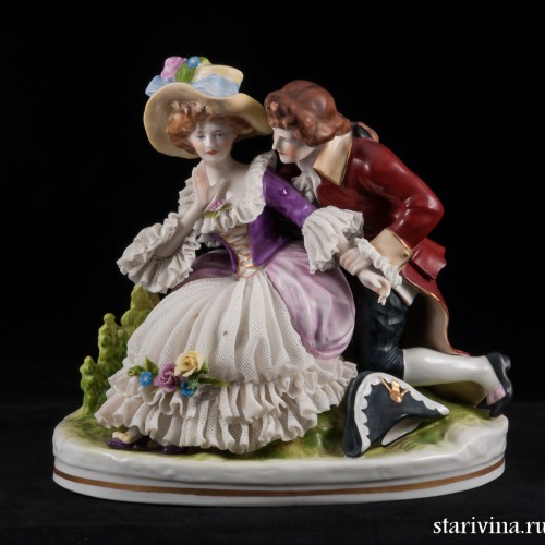 Романтическая пара, кружевная, Scheibe-Alsbach, Германия