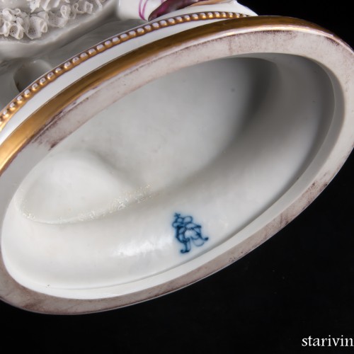 Балерины с поднятой рукой, кружевная, Volkstedt, Германия, до 1935 г