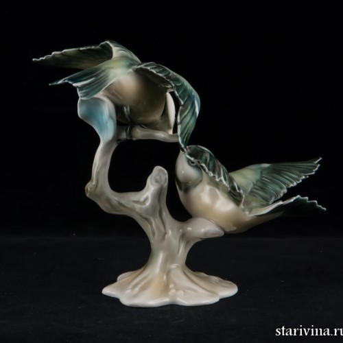 Порхающие лазоревки, Alka-Kunst Alboth , Alka Kaiser, Германия, 1955-70 гг