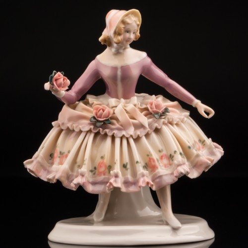 Дама с цветком, Karl Ens, Германия, 1920-30 гг