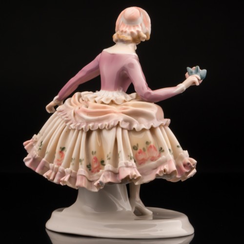 Дама с цветком, Karl Ens, Германия, 1920-30 гг