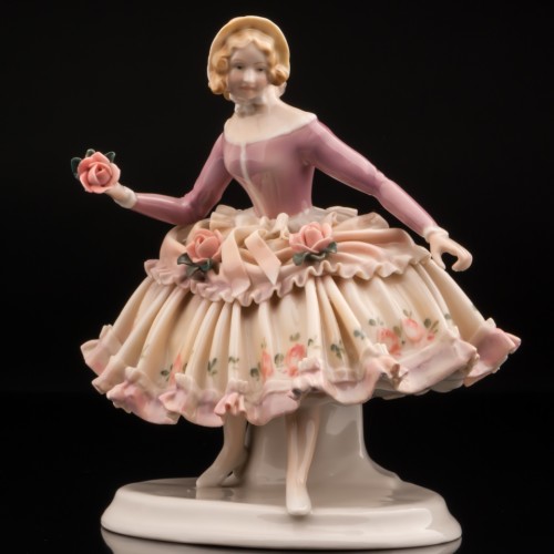 Дама с цветком, Karl Ens, Германия, 1920-30 гг