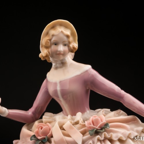 Дама с цветком, Karl Ens, Германия, 1920-30 гг