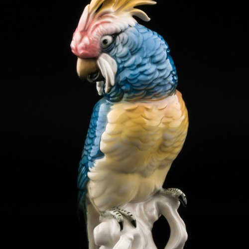 Попугай какаду голубой, Karl Ens, Германия, 1920-30 гг