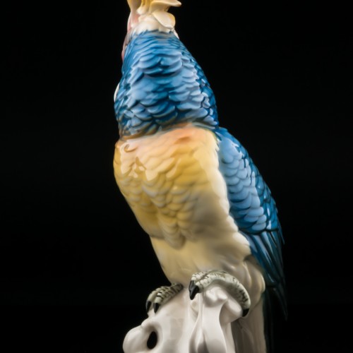 Попугай какаду голубой, Karl Ens, Германия, 1920-30 гг