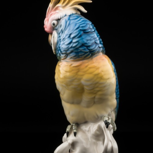 Попугай какаду голубой, Karl Ens, Германия, 1920-30 гг