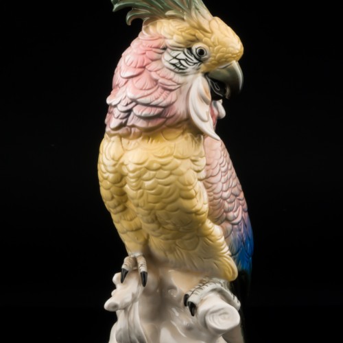 Попугай какаду розовый, Karl Ens, Германия, сер. 20 в