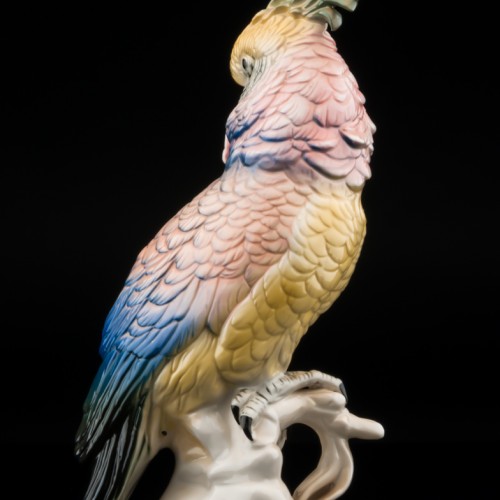 Попугай какаду розовый, Karl Ens, Германия, сер. 20 в