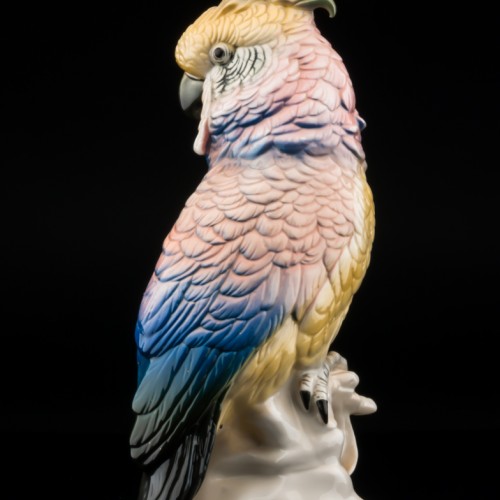 Попугай какаду розовый, Karl Ens, Германия, сер. 20 в