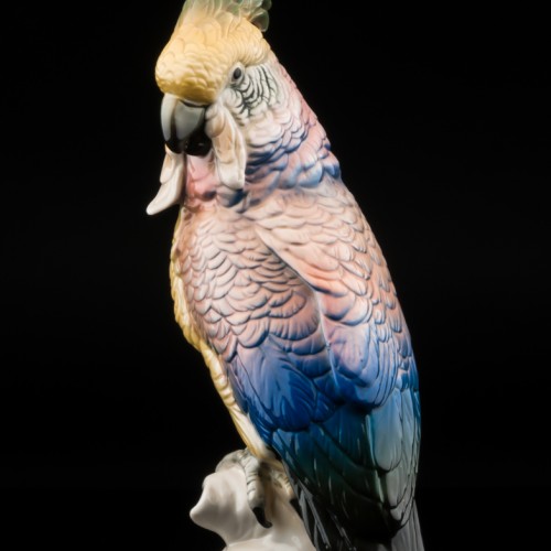 Попугай какаду розовый, Karl Ens, Германия, сер. 20 в