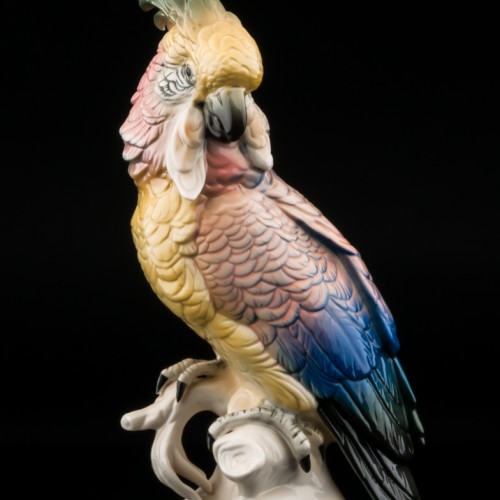 Попугай какаду розовый, Karl Ens, Германия, сер. 20 в