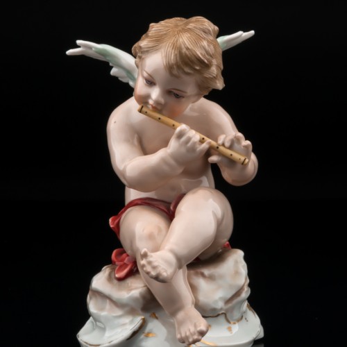 Ангелочек с флейтой, Karl Ens, Германия, кон. 19 - нач. 20 вв