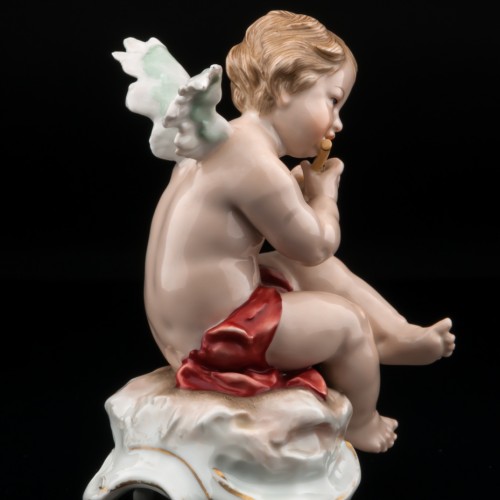 Ангелочек с флейтой, Karl Ens, Германия, кон. 19 - нач. 20 вв