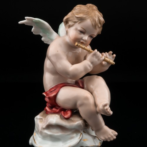 Ангелочек с флейтой, Karl Ens, Германия, кон. 19 - нач. 20 вв