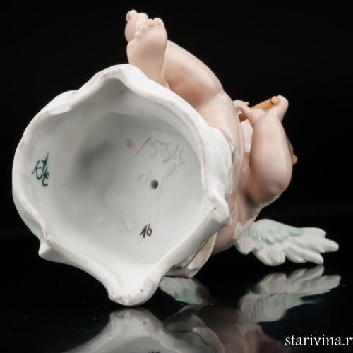 Ангелочек с флейтой, Karl Ens, Германия, кон. 19 - нач. 20 вв