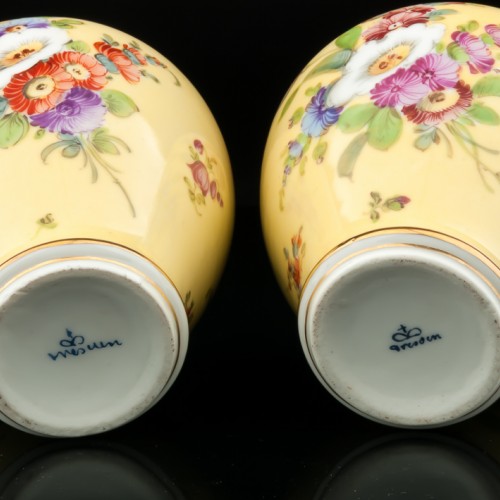 Две желтые вазы, Дрезден, Германия, кон. 19 - нач. 20 вв