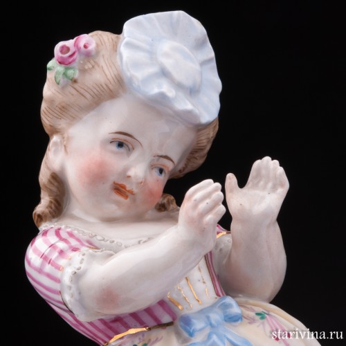 Дети играющие в мяч, Франция, 19 в